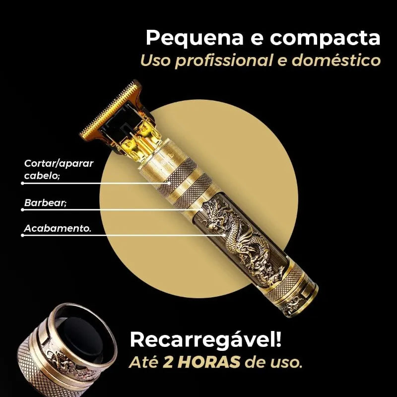 Máquina de corte de cabelo masculina com design aleatório elétrico profissional