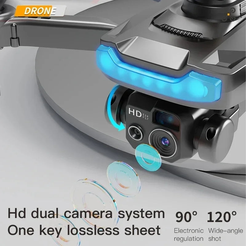 Novo drone p15 8k câmera dupla profissional 5g gps prevenção de obstáculos fluxo óptico posicionamento motor sem escova rc 10000m 2024