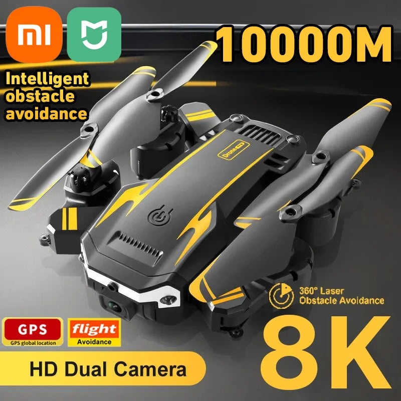 Xiaomi 8k dron profissional hd drone 5g gps fotografia aérea evitar obstáculos uav helicóptero de quatro rotores rc distância 5000m