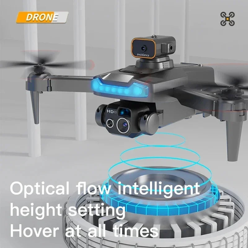 Novo drone p15 8k câmera dupla profissional 5g gps prevenção de obstáculos fluxo óptico posicionamento motor sem escova rc 10000m 2024