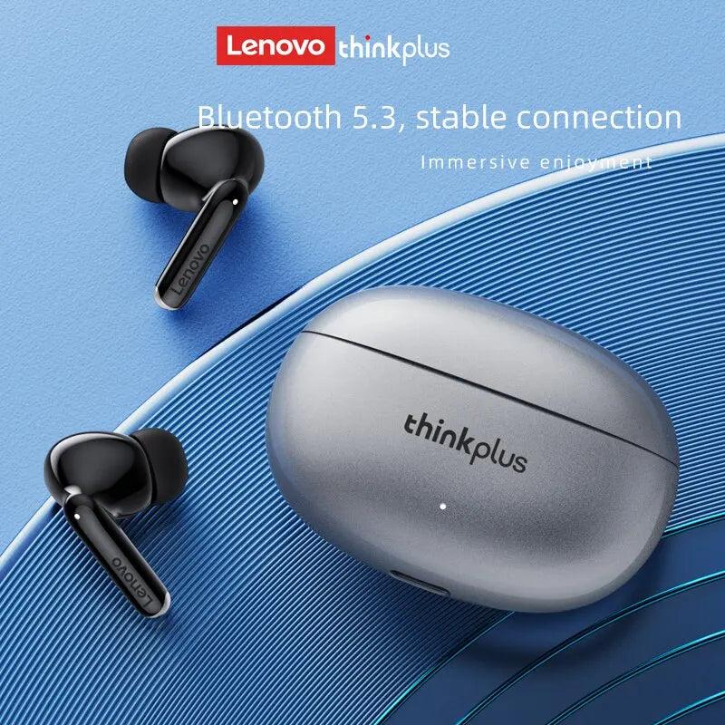 Original lenovo xt88 tws fones de ouvido sem fio bluetooth 5.3 duplo microfone estéreo redução ruído baixo alta fidelidade controle toque